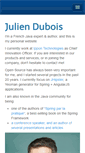 Mobile Screenshot of julien-dubois.com