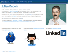 Tablet Screenshot of julien-dubois.com